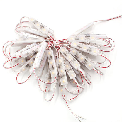 Led modulaire 3 points 12V Samsung Korea 100pcs Paquet